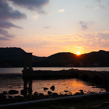 かわたな観光まちづくり協議会 イメージ画像 夕日